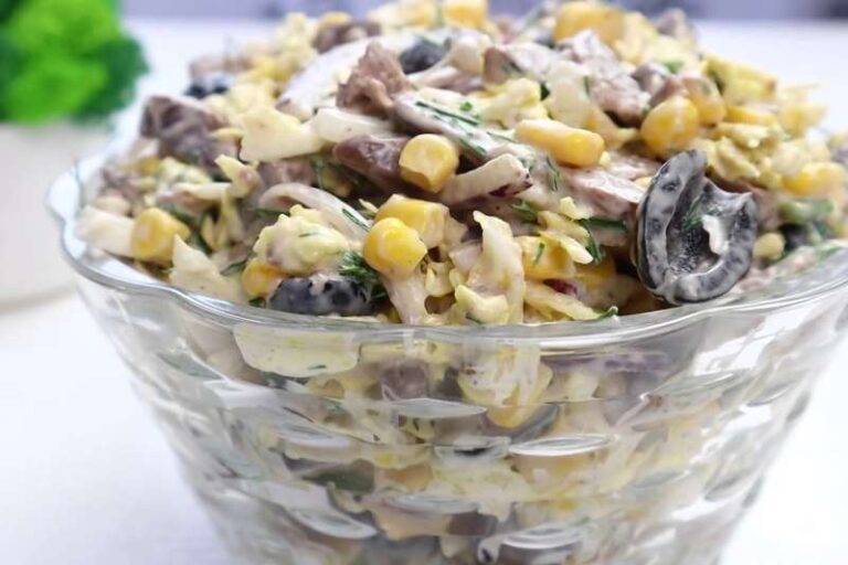 салат из куриной печени и пекинской капусты