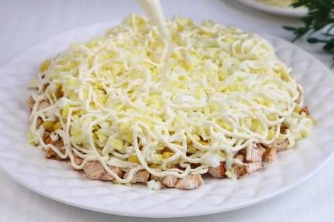 Салат с Курицей и Картофелем пай!