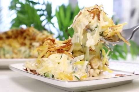 Салат с Курицей и Картофелем пай!