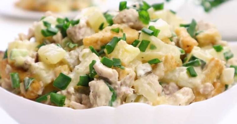 Салат “Дон Жуан”: Вкусный сюрприз с ананасами!