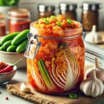 Кимчи в банке приготовленное дома