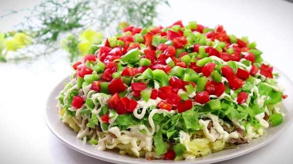 Салат Маруся без мяса и сыра