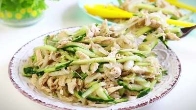 Вкусный и Быстрый Салат "СТРОЙНЯШКА" Всего три ингредиента!