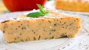 Тыквенная запеканка с творогом и маком