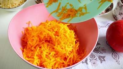 Запеканка из тыквы с куриным фаршем и грибами