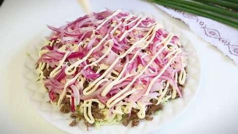 Салат с куриной печенью и пекинской капустой – Королевский вкус!
