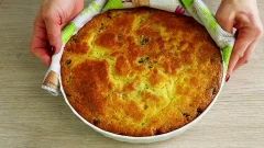 Манник с курицей – Заливной пирог с курицей и грибами на кефире без муки