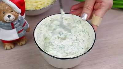 Салат с курицей, черносливом и грибами — «Снежный лес» 6 Салат с курицей, черносливом и грибами — «Снежный лес»