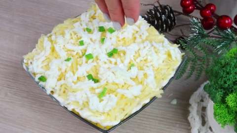 Салат с тунцом, кукурузой, сыром и яйцами - Салат "Вивальди" 9 Салат с тунцом, кукурузой, сыром и яйцами - Салат "Вивальди"