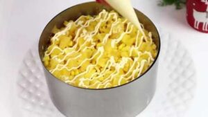 Слой апельсин майонез