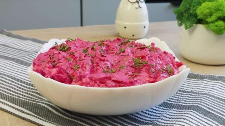 Салат дружба 3 продукта из свеклы