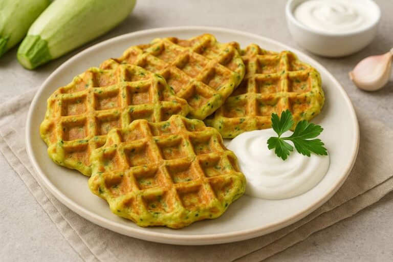 Кабачковые вафли в вафельнице