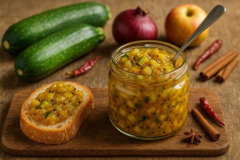 Кабачковый чатни — остро-сладкий соус к мясу и сыру