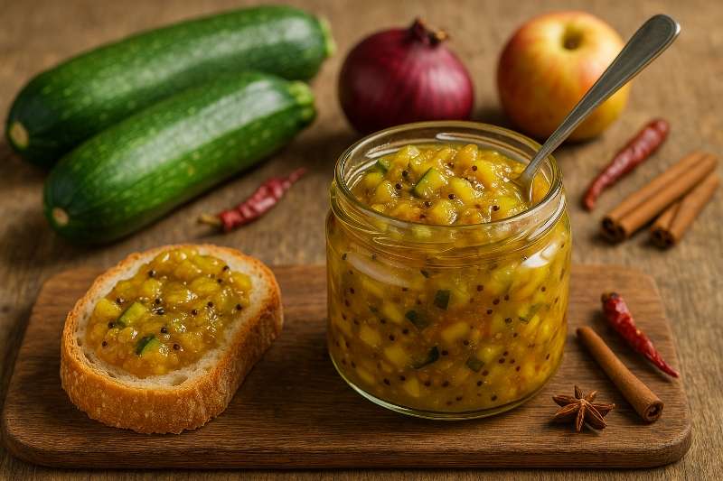 Кабачковый чатни — остро-сладкий соус к мясу и сыру