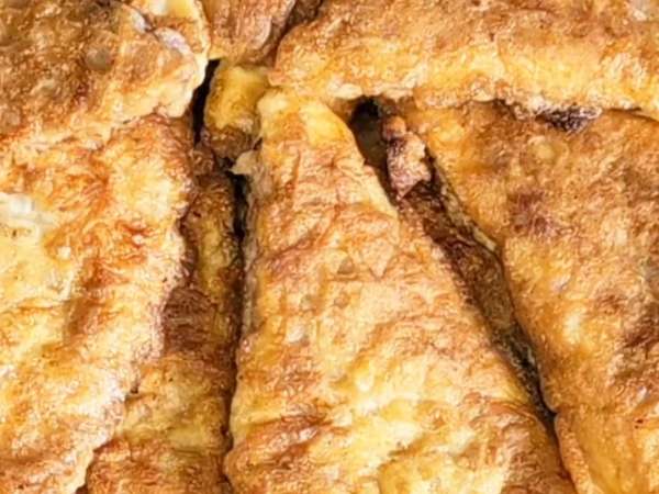 Вафельные коржи с фаршем — ленивые отбивные на сковороде 6 Вафельные коржи с фаршем — ленивые отбивные на сковороде