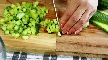 салат огурец