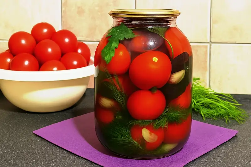 Маринованные помидоры со сливами на зиму — вкус, который запомнится