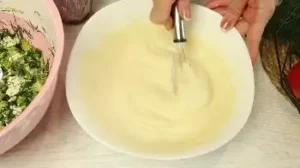 Пирог с кабачком и брынзой