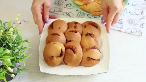 Быстрое печенье с джемом
