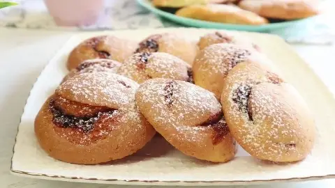 Быстрое печенье с джемом