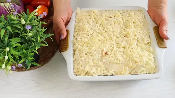 Лазанья на лаваше с фаршем и баклажанами 7 лазанья