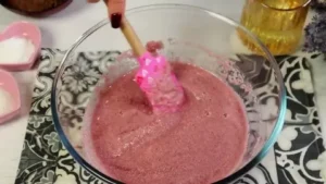 Пирог на вишнёвом соке с какао шаг 01