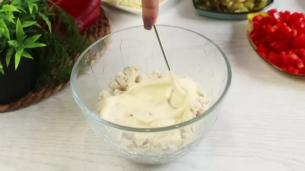 Курица Салат Мария
