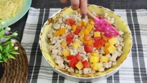 картофельный пирог с курицей шаг 06