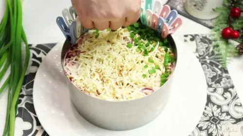 Сыр и лук