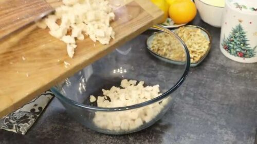 Филе куриное салат новогодний поцелуй