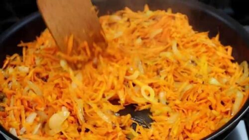 Лук морковь Печёночный торт торт с луком и морковью