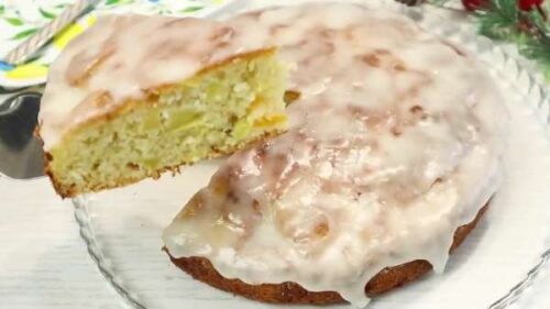 Как приготовить шарлотку с яблоками и мандаринами на новый год
