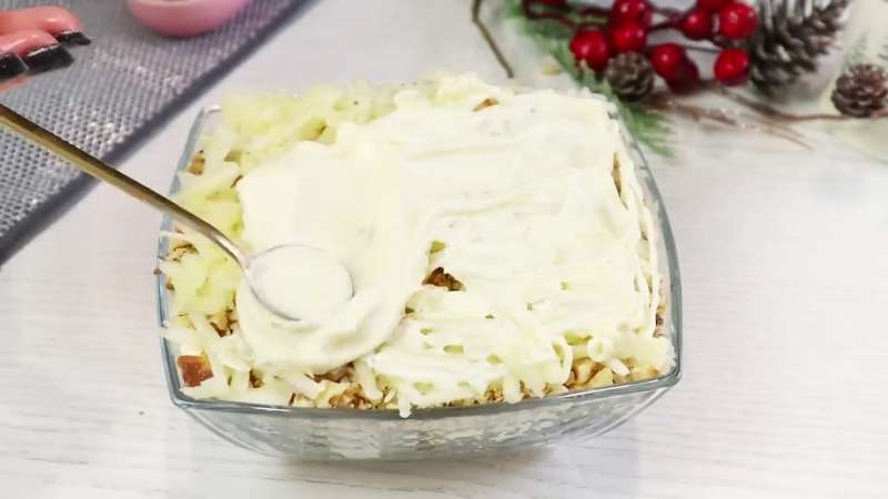 Слой яблоки салат абсент