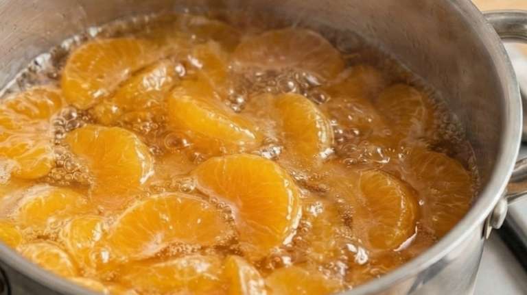 Янтарное мандариновое варенье дольками: пошаговый рецепт
