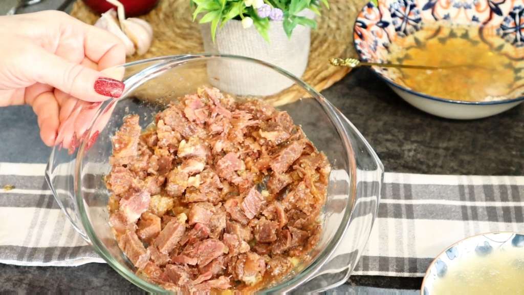 Ленивый холодец из тушёнки рецепт с желатином 6 Ленивый холодец из тушёнки рецепт с желатином