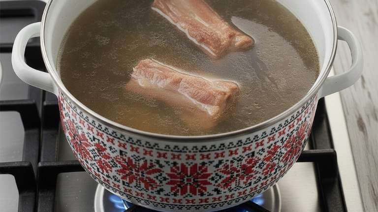 Суп с Фасолью и квашеной капустой по-закарпатски - Пасуля