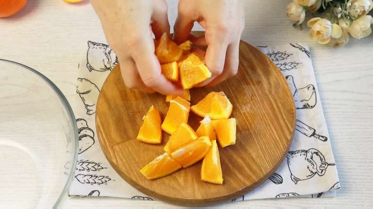 Апельсиновый кекс из целого апельсина