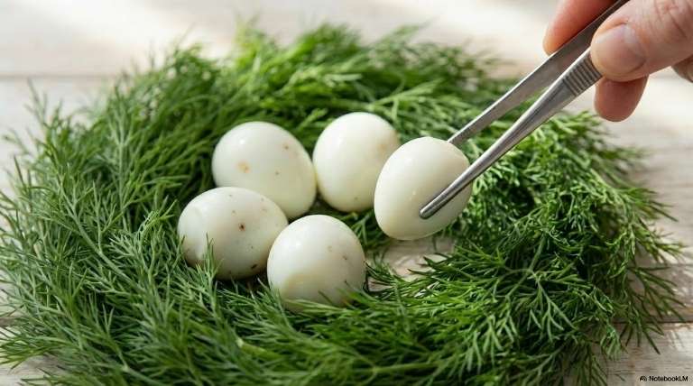 Пасхальный салат "Гнездо" с курицей