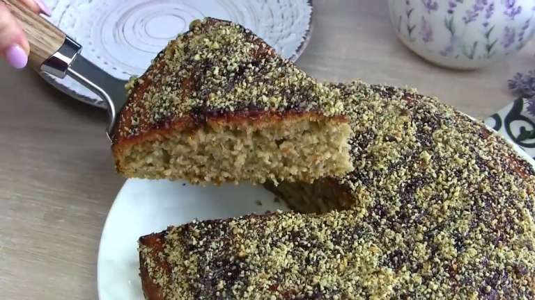 Постный пирог Монах на крепком чае с вареньем
