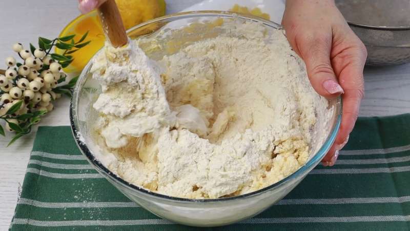 Творожный мраморный кулич с шоколадом и апельсиновой цедрой без дрожжей